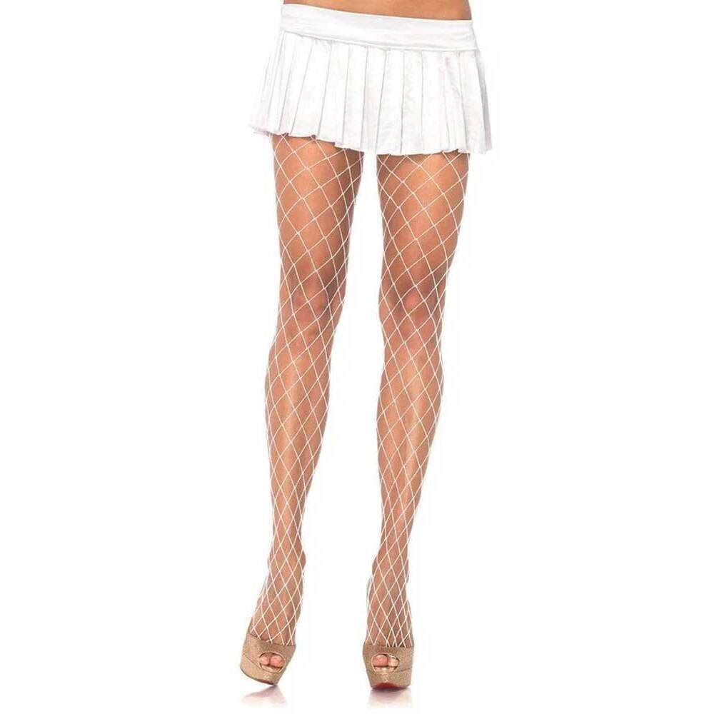 Leg Avenue - Xena Spandex Diamond Tights - White